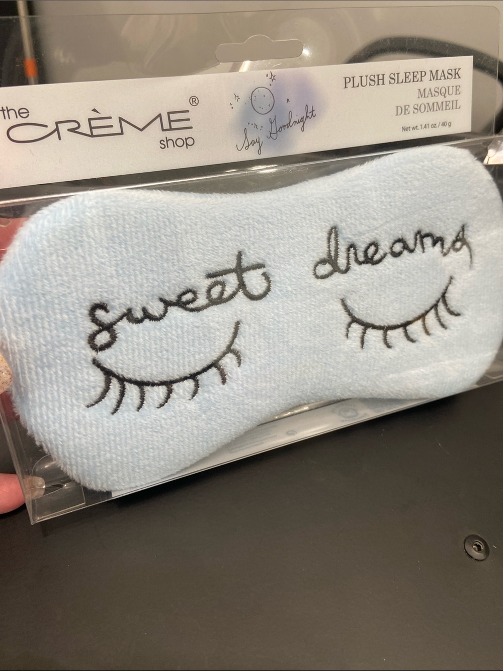 The Creme Shop Plush Sleep Mask "Sweet Dreams" NIP